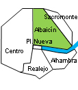 Granada quartier de l'Albaicín