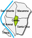 Lage des Apartments El Centro