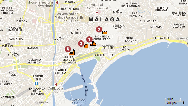 Malaga monuments