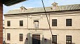 Seville Apartment - Window view of the Church of San Juan de la Palma.