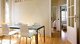 Sevilla Apartamento - Zona comedor con mesa y sillas para 4 personas.