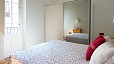 Sevilla Apartamento - Segundo dormitorio con cama de matrimonio.