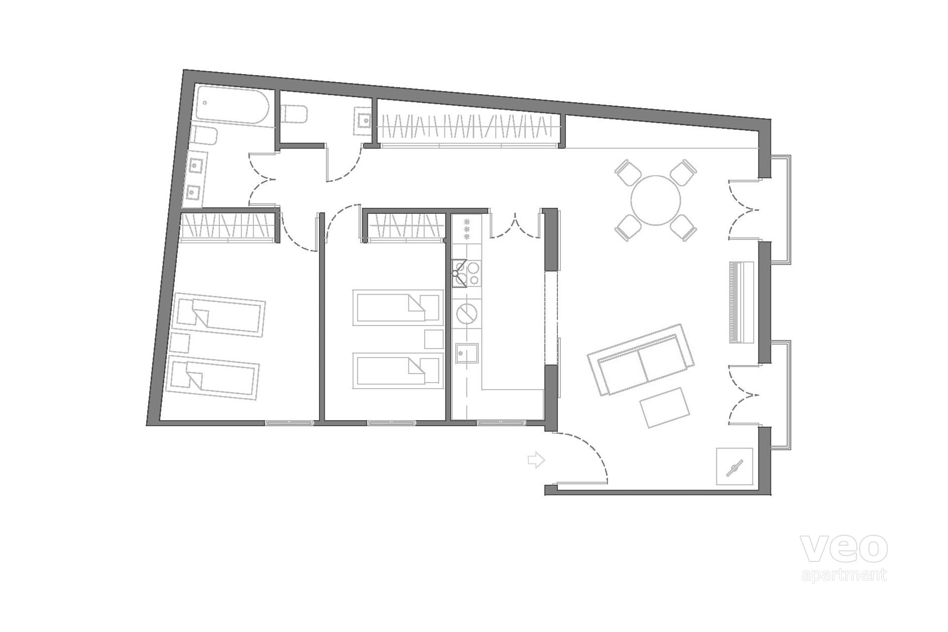 plan appartement 90 m