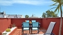 Seville Apartment - The private terrace is accessed via the communal stairs and roof-terrace.
