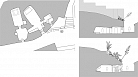Granada Apartment - Floorplan + Section bedroom + Section living area