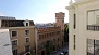 Sevilla Ferienwohnung - View from the bedroom towards Laraña street.