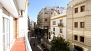 Séville Appartement - View of Rioja street from the apartment balcony.