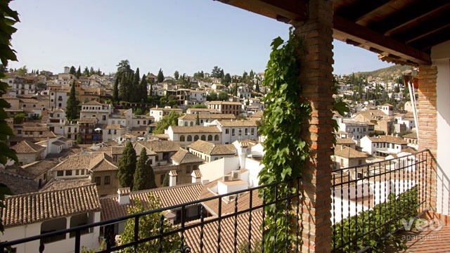 View from Carmen terrace looking over the Realejo.