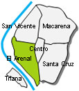 Seville Arenal Map