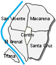 Stadtplan Sevilla