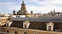 Sevilla Apartamento - Terrace views. To the far right, is the bell tower of the Cathedral - la Giralada.