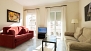 Séville Appartement - Living area. The sofa can be converted into a bed for any additional guests.