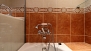 Seville Apartment - The bathtub has a shower attachment.
