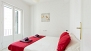 Seville Apartment - Bedroom 3 with double bed and built-in wardrobe.