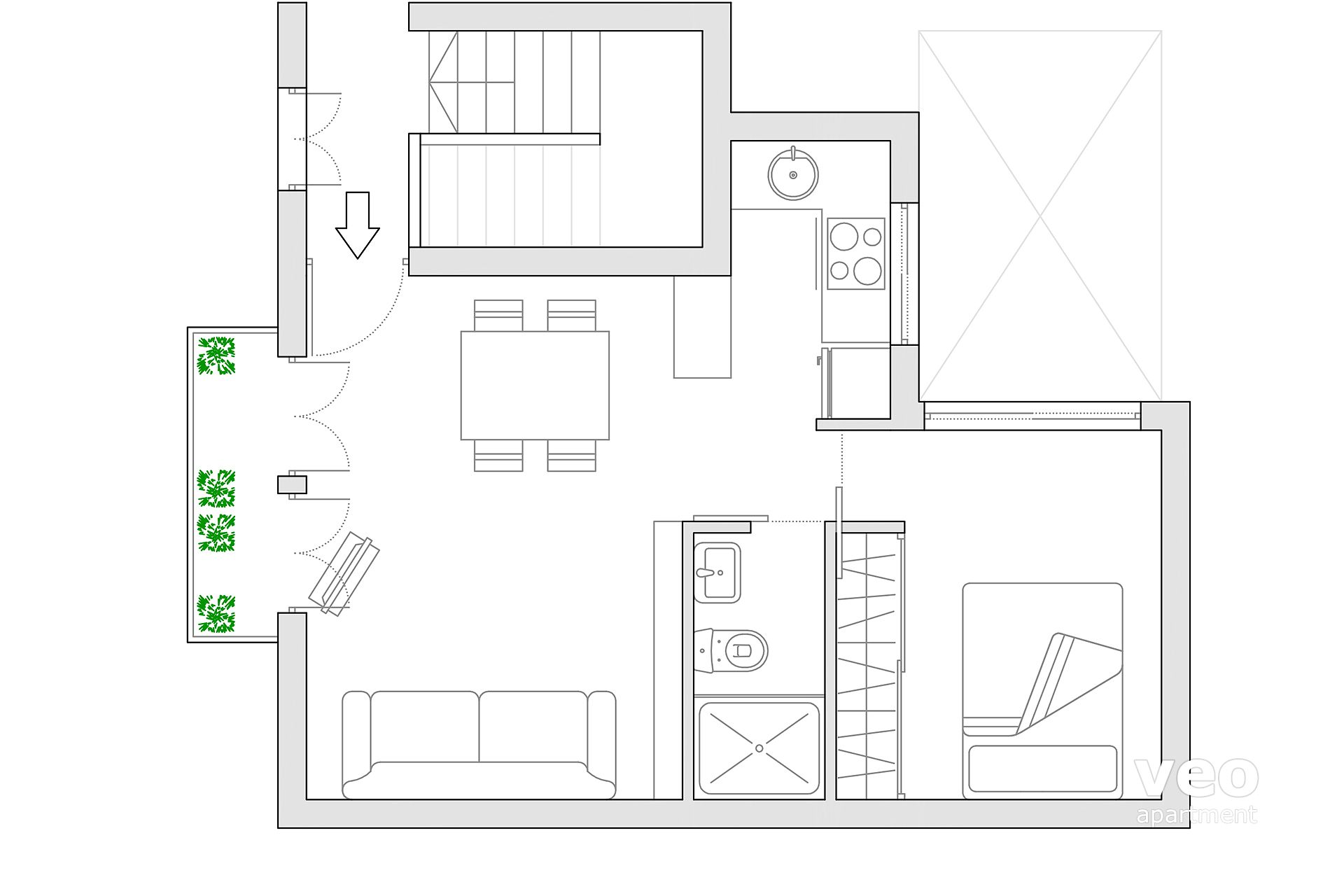 plan appartement 1 etage