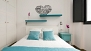 Seville Apartment - Large double bed 160 x 200 cm (Queen size).