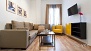 Séville Appartement - The sofa can be converted into a double bed for any additional guests.