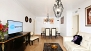 Seville Apartment - View towards the dining space. With table and 6 chairs.