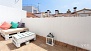 Sevilla Ferienwohnung - Terrace with access from bedroom 1.