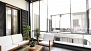 Seville Apartment - Private balcony with table, chairs and privacy blinds.