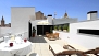 Seville Apartment - Terrace with partial views of La Giralda (on the left).