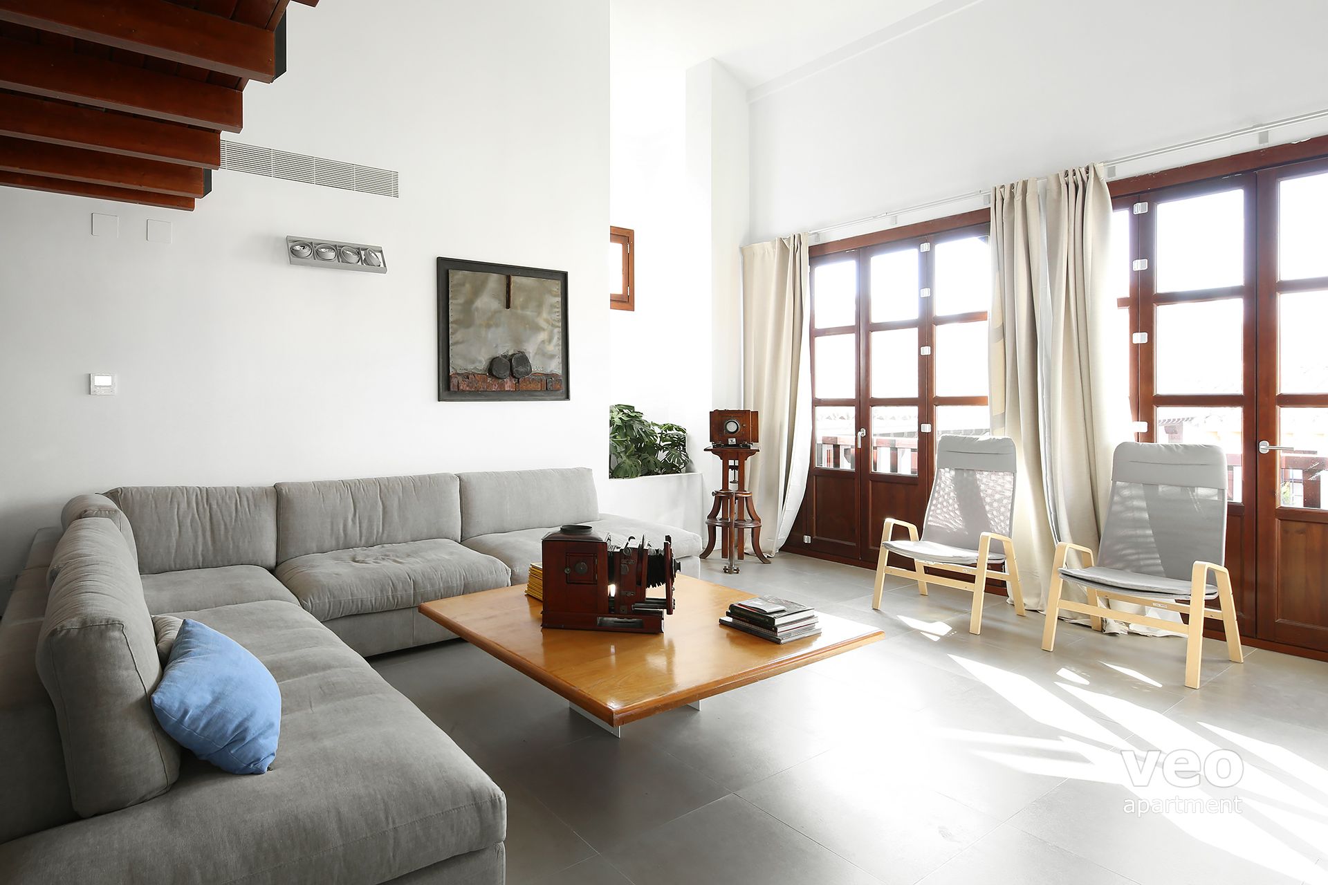 Seville Apartment San José Alta Street Spain Seville Apartment The Living Room Includes An Ample Corner Sofa 2 Armchairs