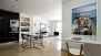 Séville Appartement - View of the living room from the corridor.