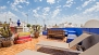 Sevilla Ferienwohnung - Roof-terrace with 2 deck-chairs.