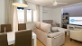 Seville Apartment - Dining-living area.