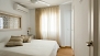 Seville Apartment - Bedroom 1 with double bed and en-suite bathroom.