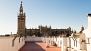 Seville Apartment - Shared roof-terrace with lines to dry clothes.