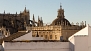 Sevilla Ferienwohnung - Terrace with fabulous views of the Cathedral. 