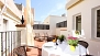 Sevilla Apartamento - Private terrace with table, 4 chairs, canopy and 2 sun-loungers.